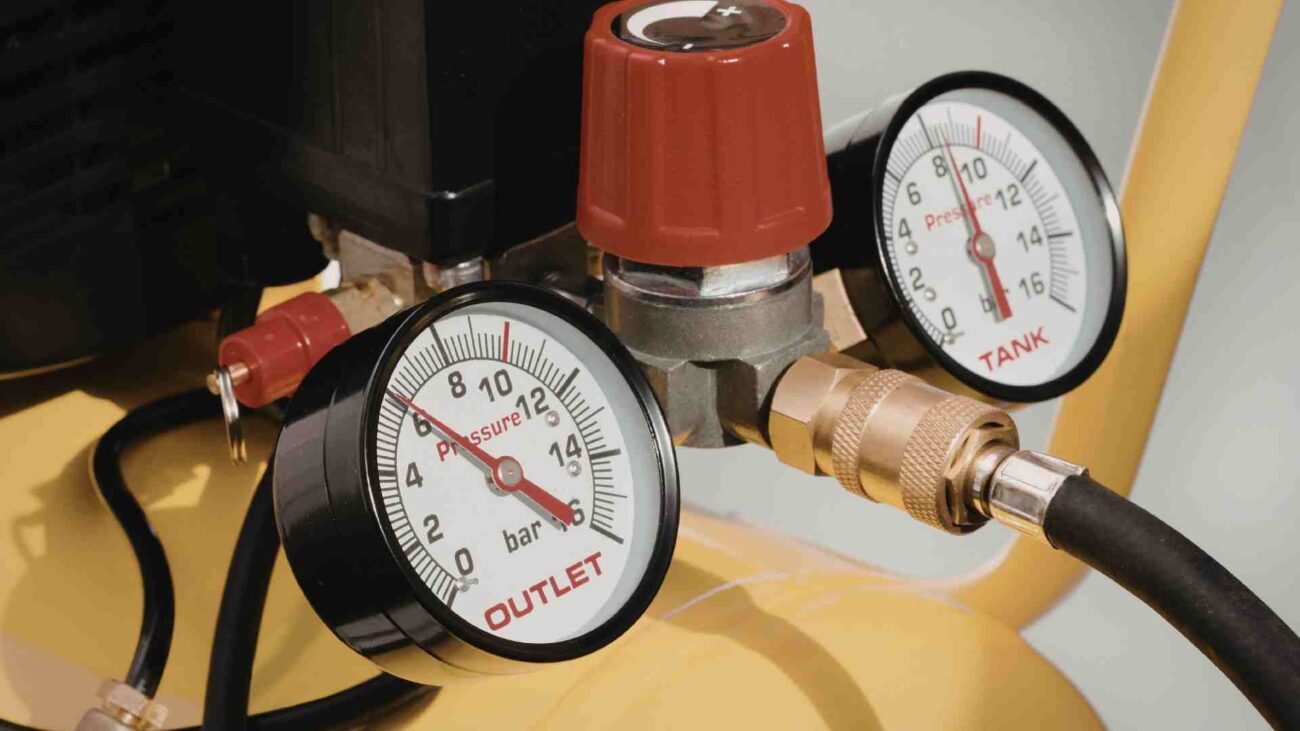 partes de un compresor de aire industrial