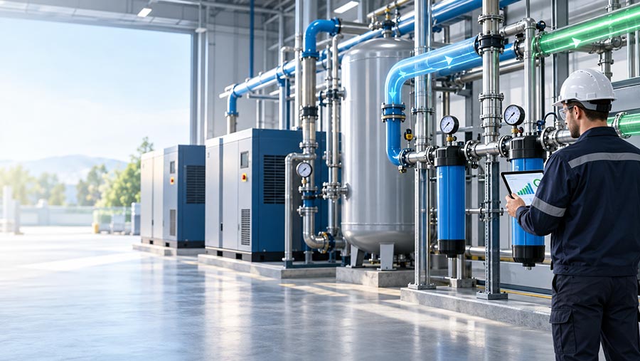 Reducir consumo energético aire comprimido